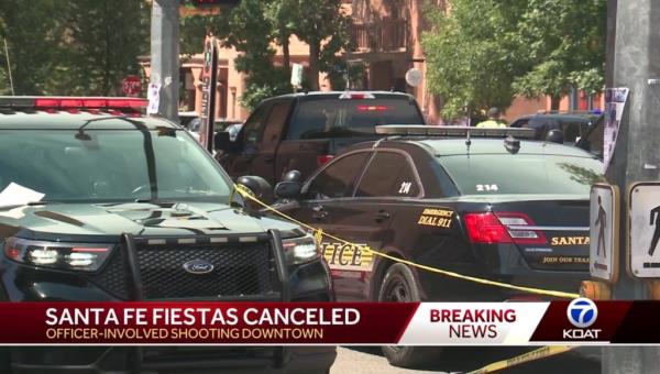 A reckless driver leads to an officer-involved shooting in Santa Fe and a parade is canceled