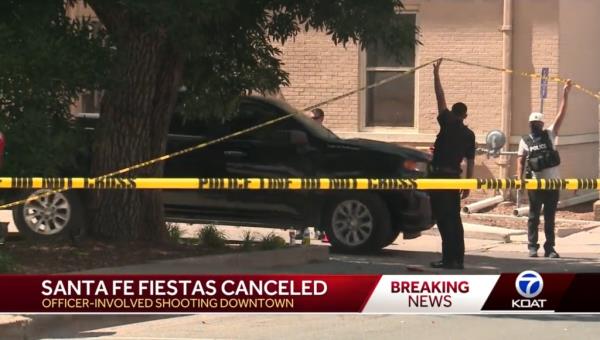 A reckless driver leads to an officer-involved shooting in Santa Fe and a parade is canceled